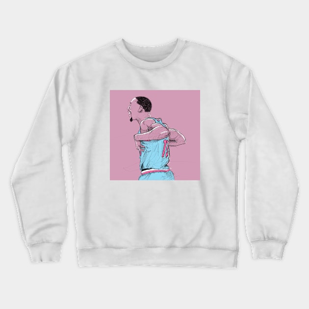 Bam Adebayo Crewneck Sweatshirt by tea rent illustrations